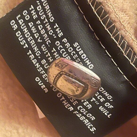 Country clothing suede look jacket sz M - Picture 5 of 6